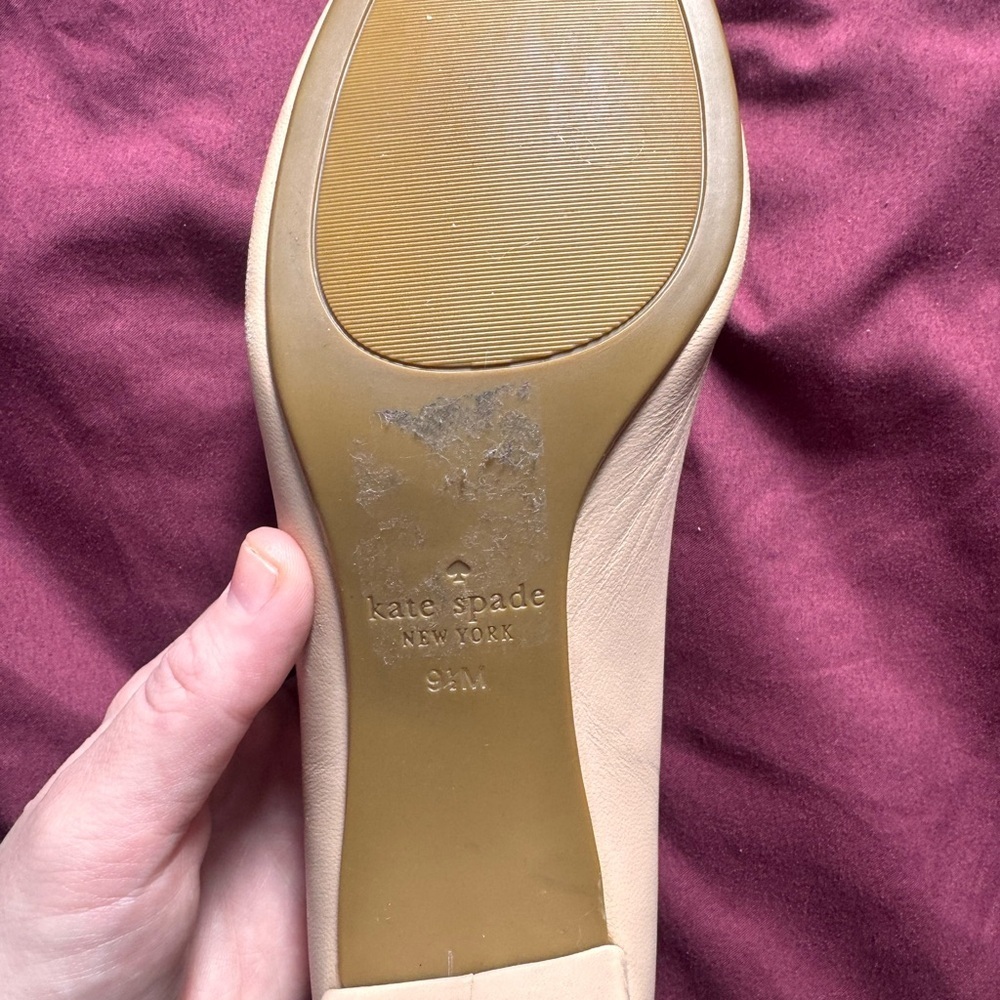 Kate Spade New York Yazmin Detailed Block-Heel Pumps Nude 9.5 - Picture 5 of 5